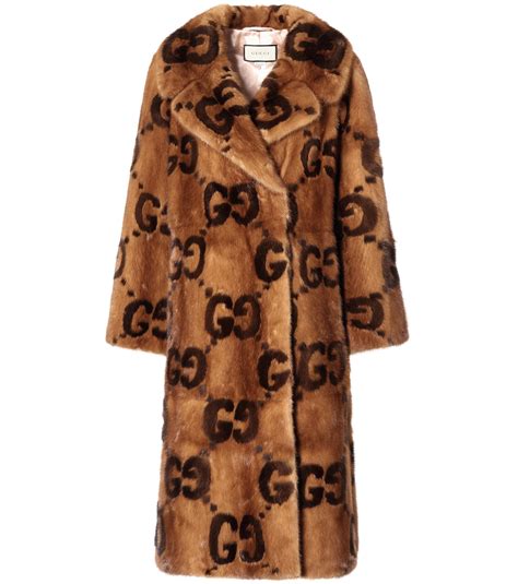 gucci ladies coats|Gucci fur coats female.